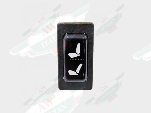 323350152 maserati seat tilt adjust rocker switch black plastic white logos