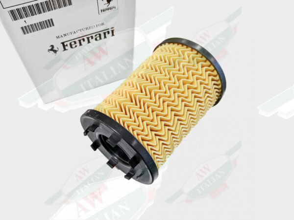 ferrari 280900 oil filter cartridge yellow paper white box