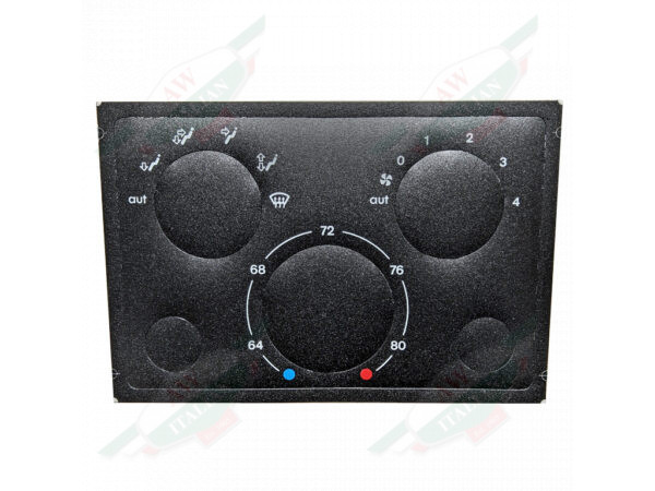 ferrari 64310500 355 climate control panel black plastic white letters