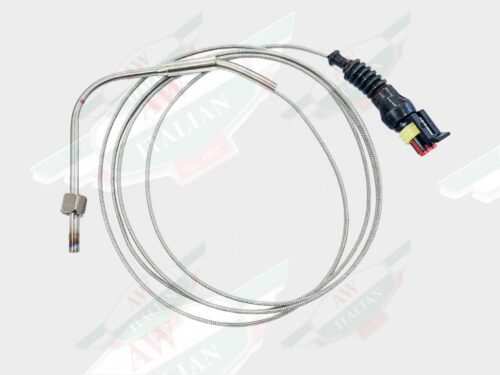 ferrari TSTCPLV12 exhaust thermocouple braided wire with black plastic connector