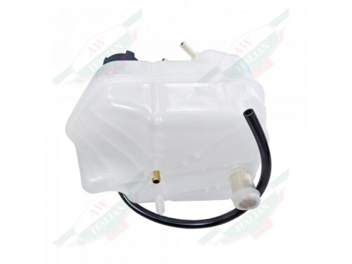 maserati 296547 coolant expansion tank reservoir white plastic black cap and hose