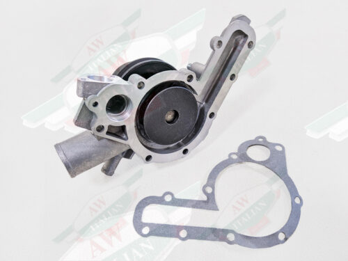 alfa 60713022 water pump silver black pulley with gasket