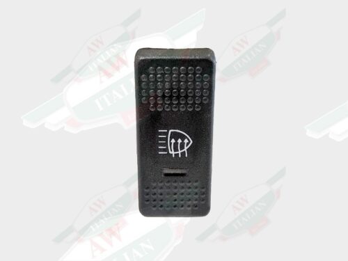 ferrari 134454 headlamp defroster switch black plastic white logo
