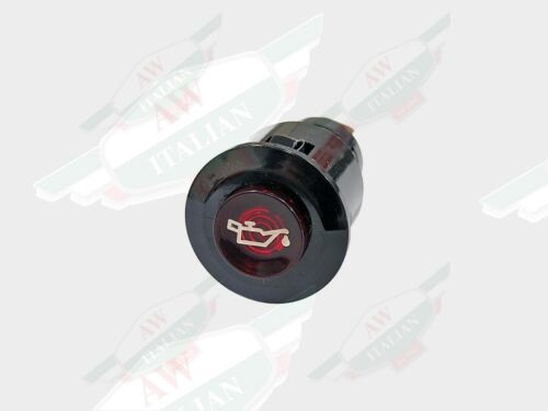 ferrari 134918 oil pressure warning light black with red lens