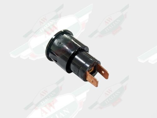 ferrari 134918 oil pressure warning light black with red lens