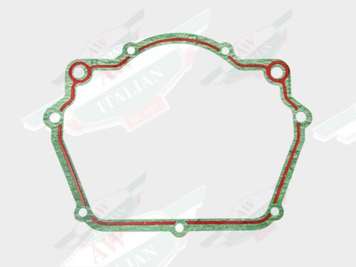 ferrari 141291 rear crankcase gasket green and red with holes