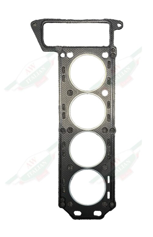 black rectangle with holes in it laying on a white background