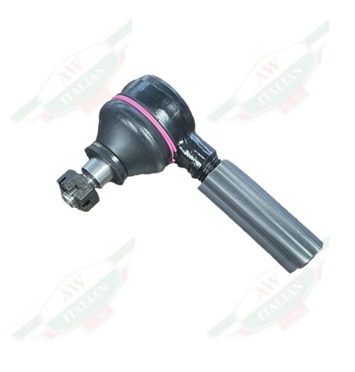 black metal wrench shaped object on white background