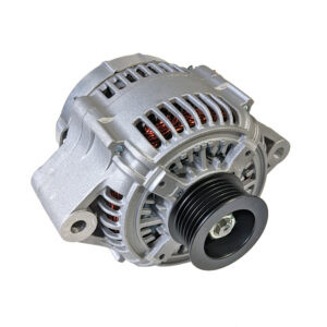 alternator silver with black pulley