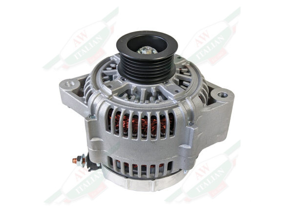 alternator silver with black pulley