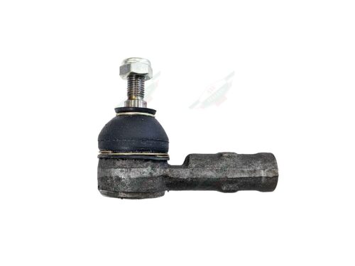 maserati 310220034 outer tie rod end grey metal with black rubber boot and nut