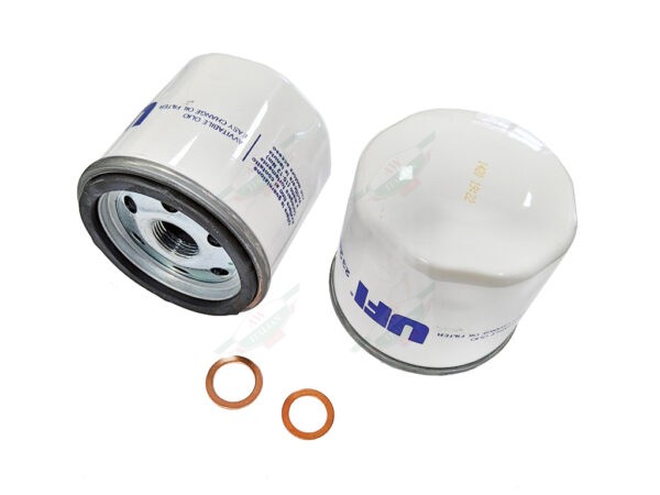 456OCSK ferrari white and blue ufi oil filter with drain plug and copper washer