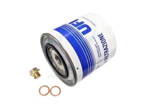 512TROCSK ferrari white and blue ufi oil filter with drain plug and copper washer
