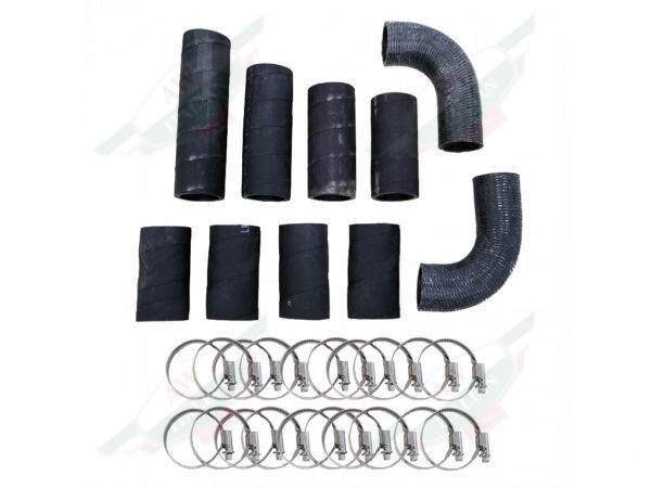 AW5108000 ferrari mondial 3.2 cabrio cooling hose kit black rubber with metal clamps