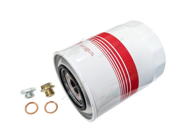 TROCSKA ferrari white and red oil filter with drain plug and copper washer