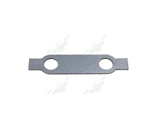 grey metal tab on white background