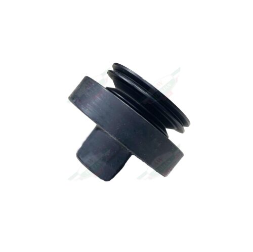 black metal wheel on white background