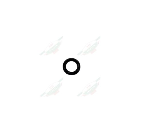 black o ring on white background