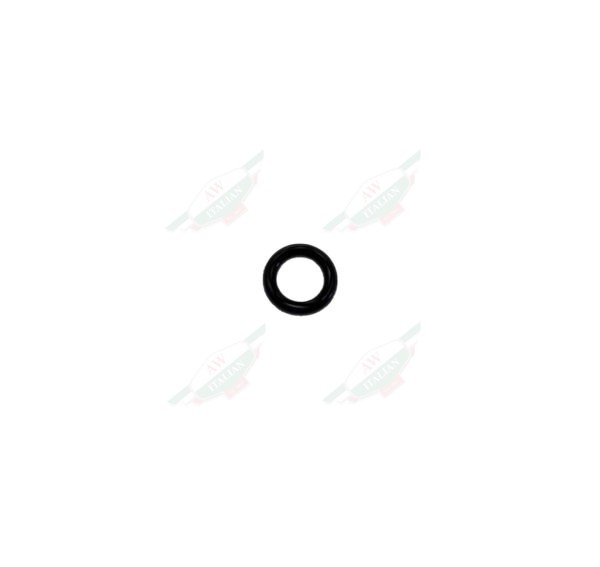 black o ring on white background