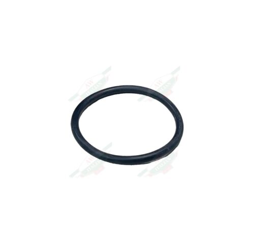 black ring on white background