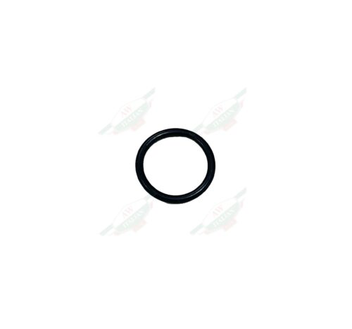 black o ring on white background