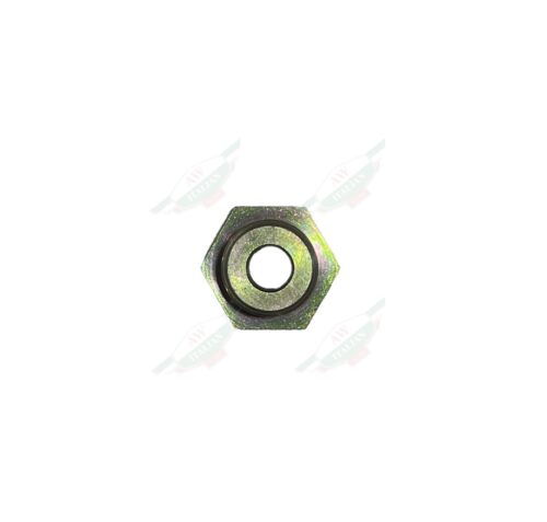 grey screw on white background