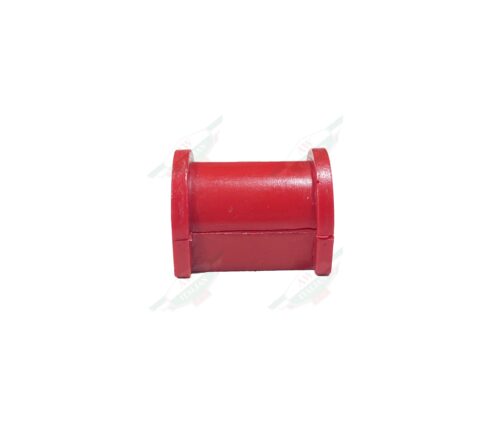 red ferrari roll bar bushing on white background