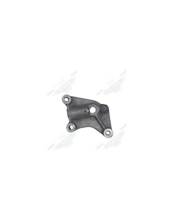 Metal bracket on white background