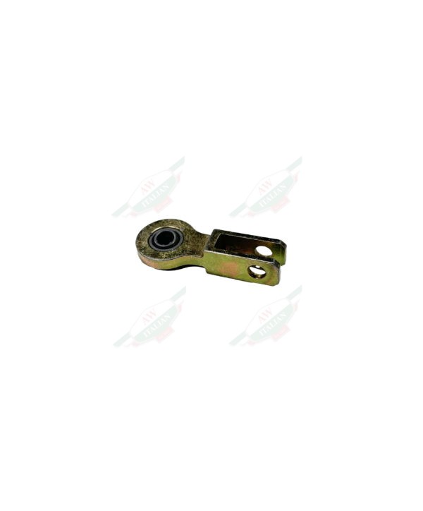 Gold metal on white background