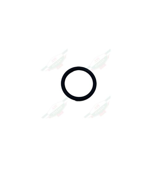 Black Rubber circle on white background