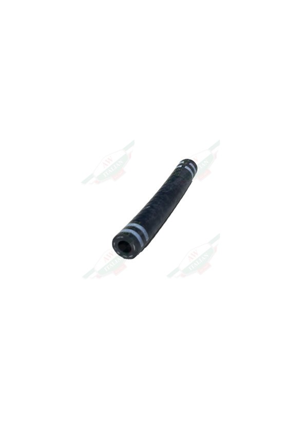 Black hose on white background