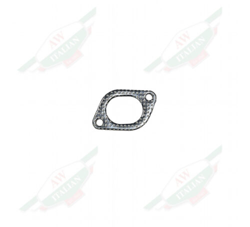 Thin Metal gasket on white background