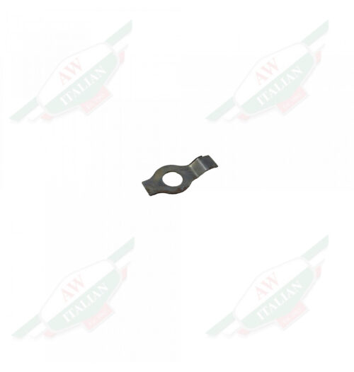 Thin gold metal on white background