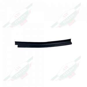 Long black rubber on white background