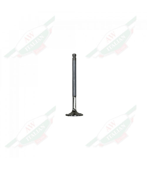 Shiny silver metal standing upright on white metal background