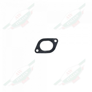 Black rubber rhombus on white background