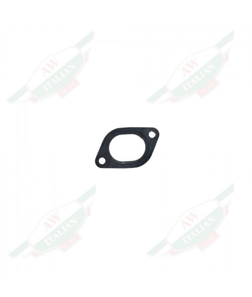 Black rubber rhombus on white background