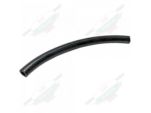 ferrari 116767 black rubber fuel hose on white background