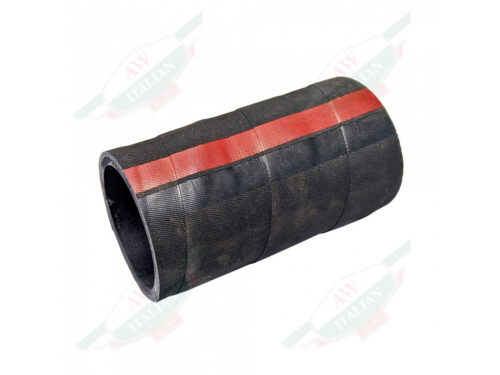 ferrari 117618 fuel filler neck hose black rubber with red stripe