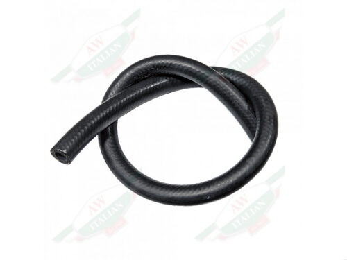 black rubber hose in pretzel shape