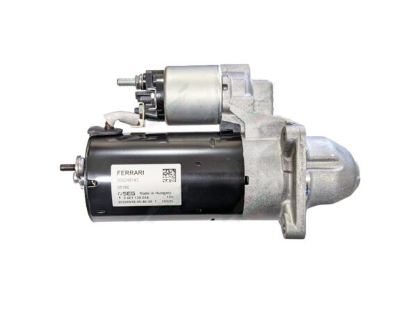 ferrari 248743 starter motor bosch black and silver