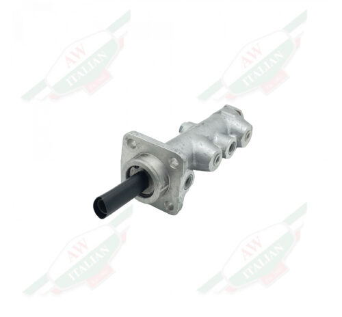 grey metal brake master cylinder