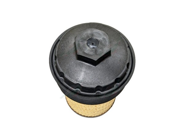 maserati 295943 oil filter cartridge yellow paper black plastic cap and green oring