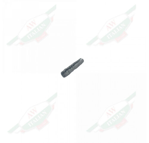 Silver metal hollow cylinder on white background