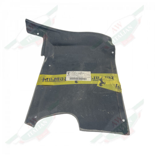 Black panel with yellow tape in the middle on white background