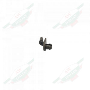 Small plastic object on white background