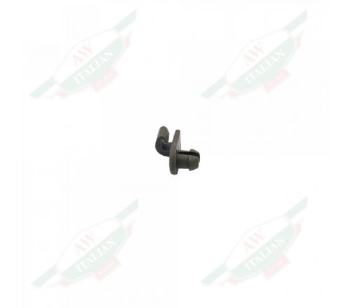 Small plastic object on white background