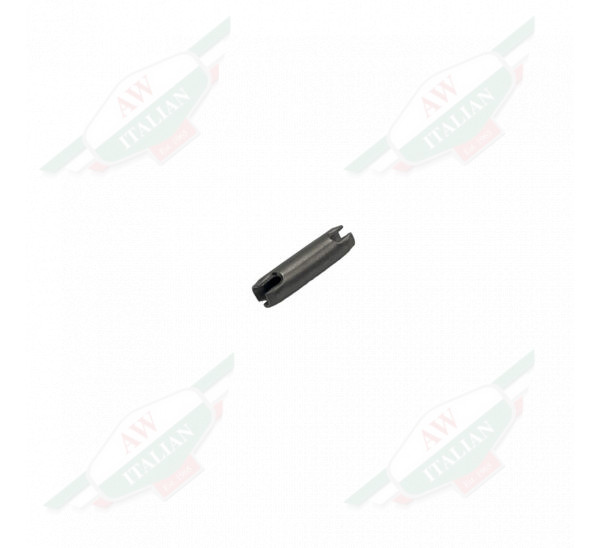 silver metal hollow cylinder on white background