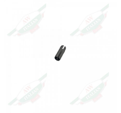 Silver metal hollow cylinder on white background