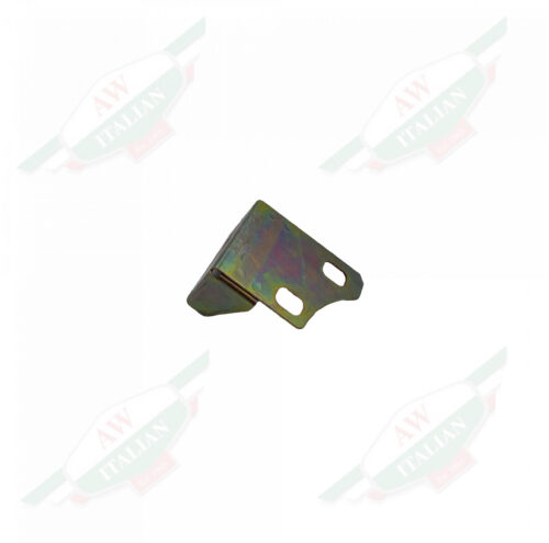 Gold metal object on white background